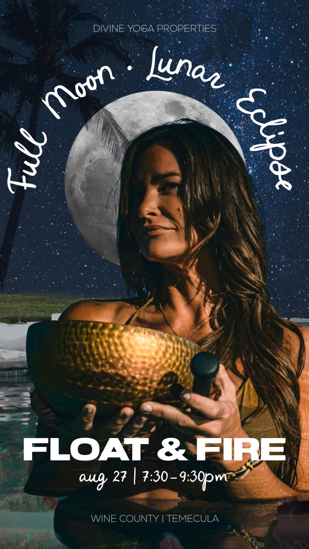 Lunar Eclipse Float & Fire Event | Divine Yoga Properties EXCLUSIVE! Aug 27th 2026 [SOLD OUT]